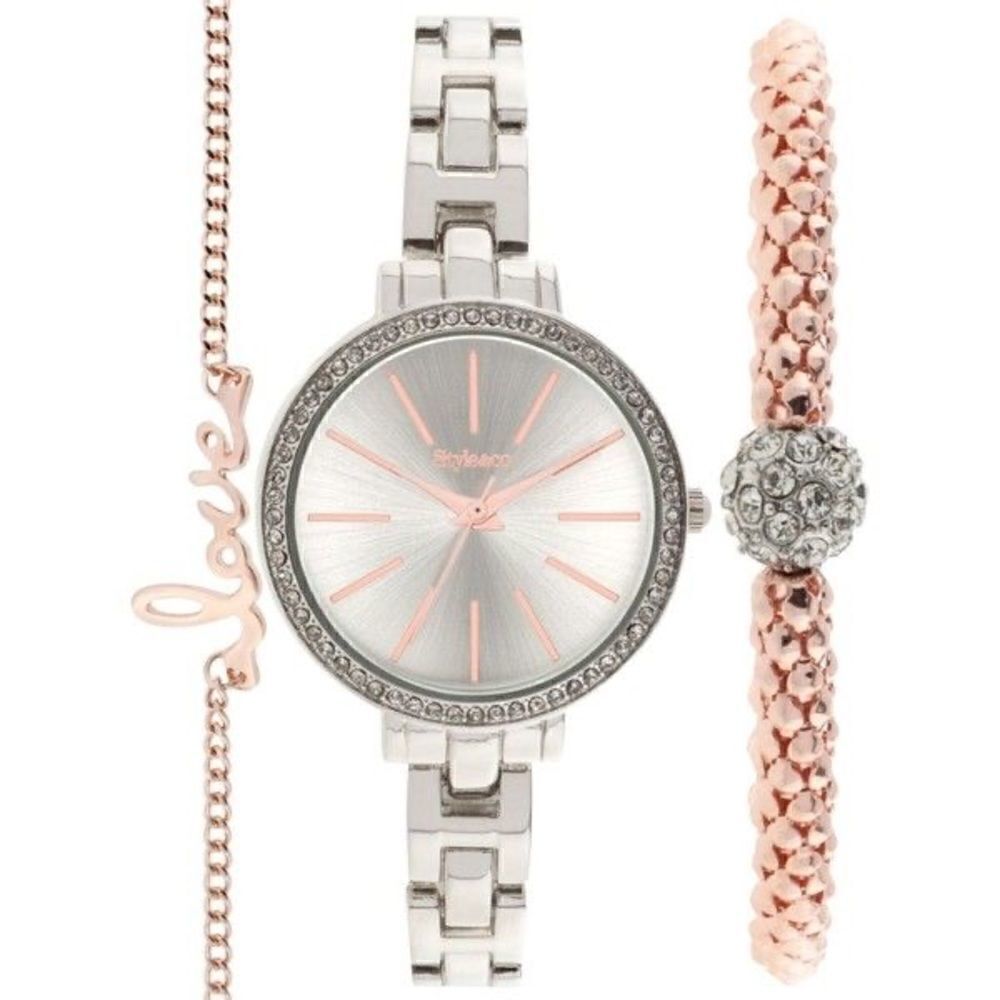 Style & co round face watch
